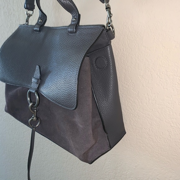 Rebeca Minkoff Keith Leather & Suede Shoulder Bag - Picture 3 of 7